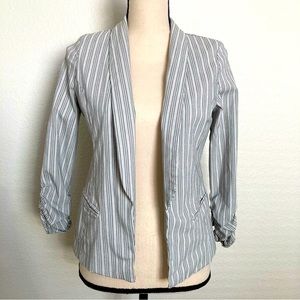 Takara Ruched Sleeve Blazer